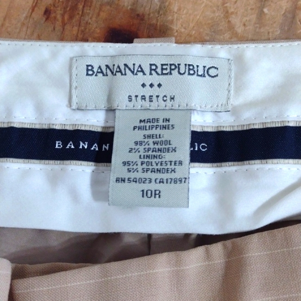 Banana Republic Tan Wide Leg Pants - Picture 2 of 13